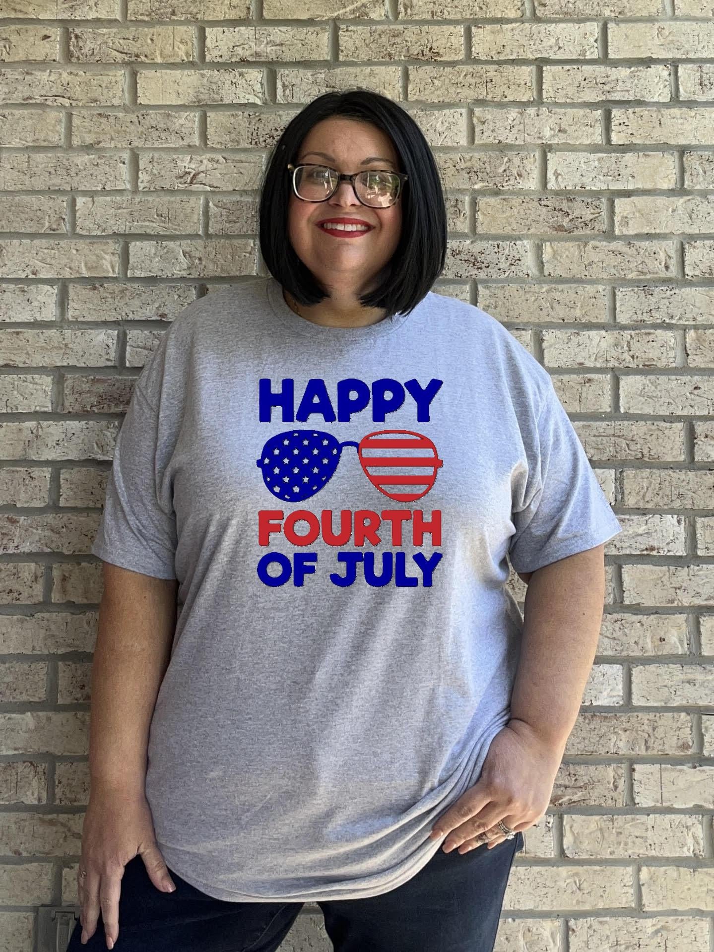 4th of July Graphic T Shirt