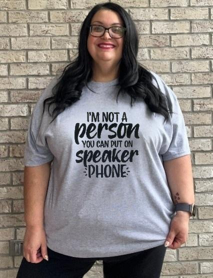 Speaker Phone Graphic T Shirt