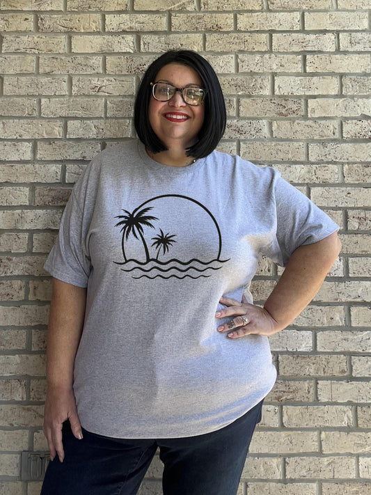 2 Palms Graphic T Shirt