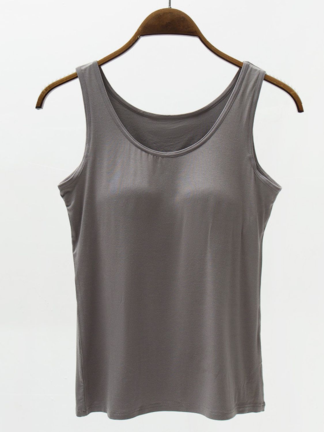 Wide Strap Modal Tank with Bra