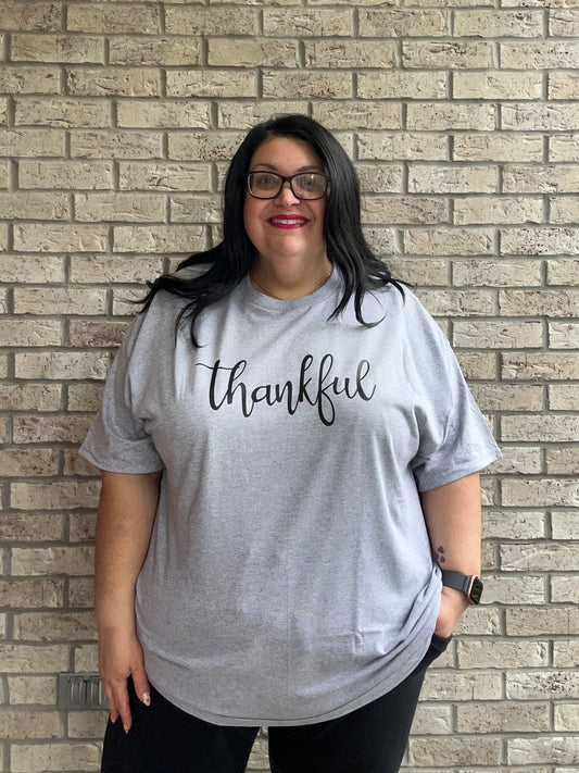 Thankful graphic tee shirt