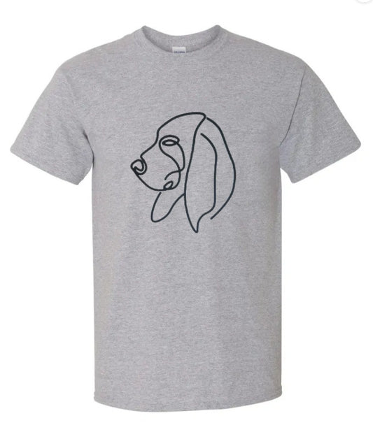 Doggie 2 graphic tee shirt