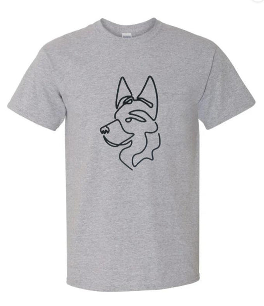 Doggie 3 graphic tee shirt