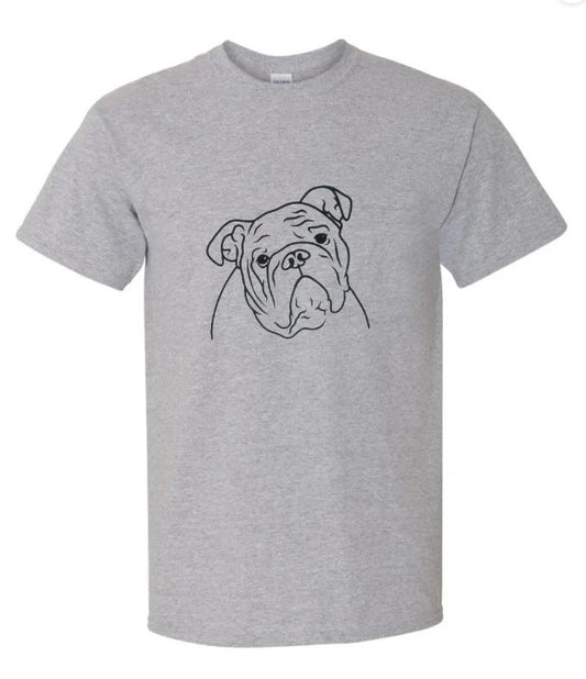 Doggie 5 graphic tee shirt