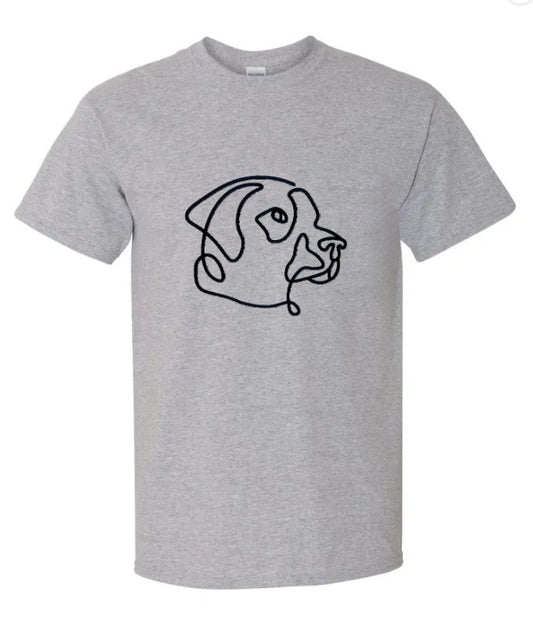 Doggie 6 graphic tee shirt