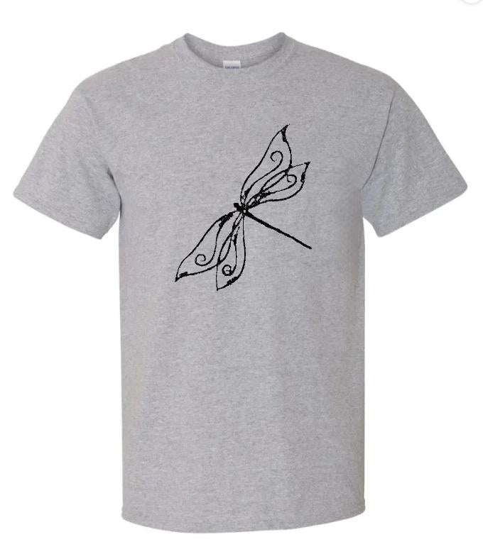 Dragonfly 3 graphic tee shirt