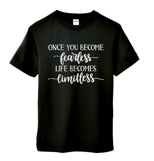 Fearless Limitless Graphic T Shirt