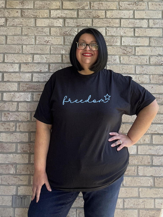Freedom  Graphic T Shirt