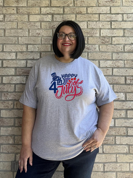 Happy 4th of July Graphic T Shirt