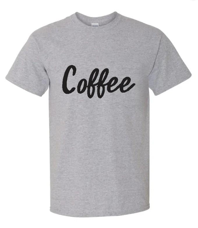 Just Coffee graphic tee shirt