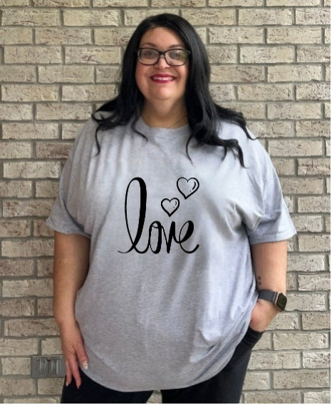 Love 13 graphic tee shirt