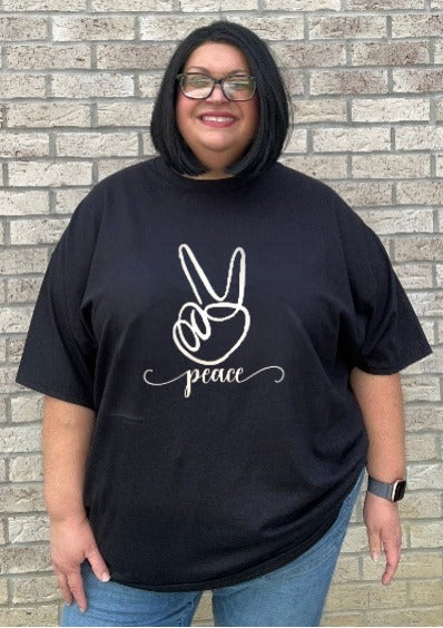 Peace 14 graphic tee shirt