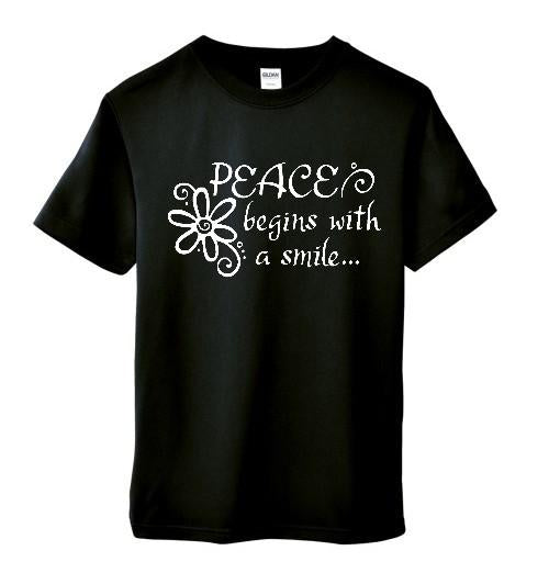 Peace Smile Graphic T Shirt