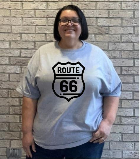 Route 66 graphic tee shirt