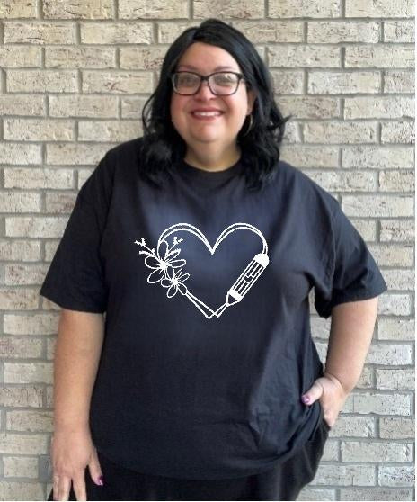 Teacher V Day 4 graphic tee shirt