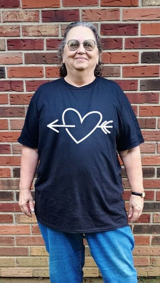 Valentine 2 graphic tee shirt