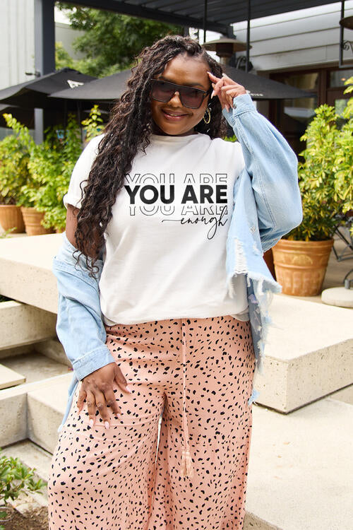 Simply Love YOU ARE ENOUGH Short Sleeve T-Shirt