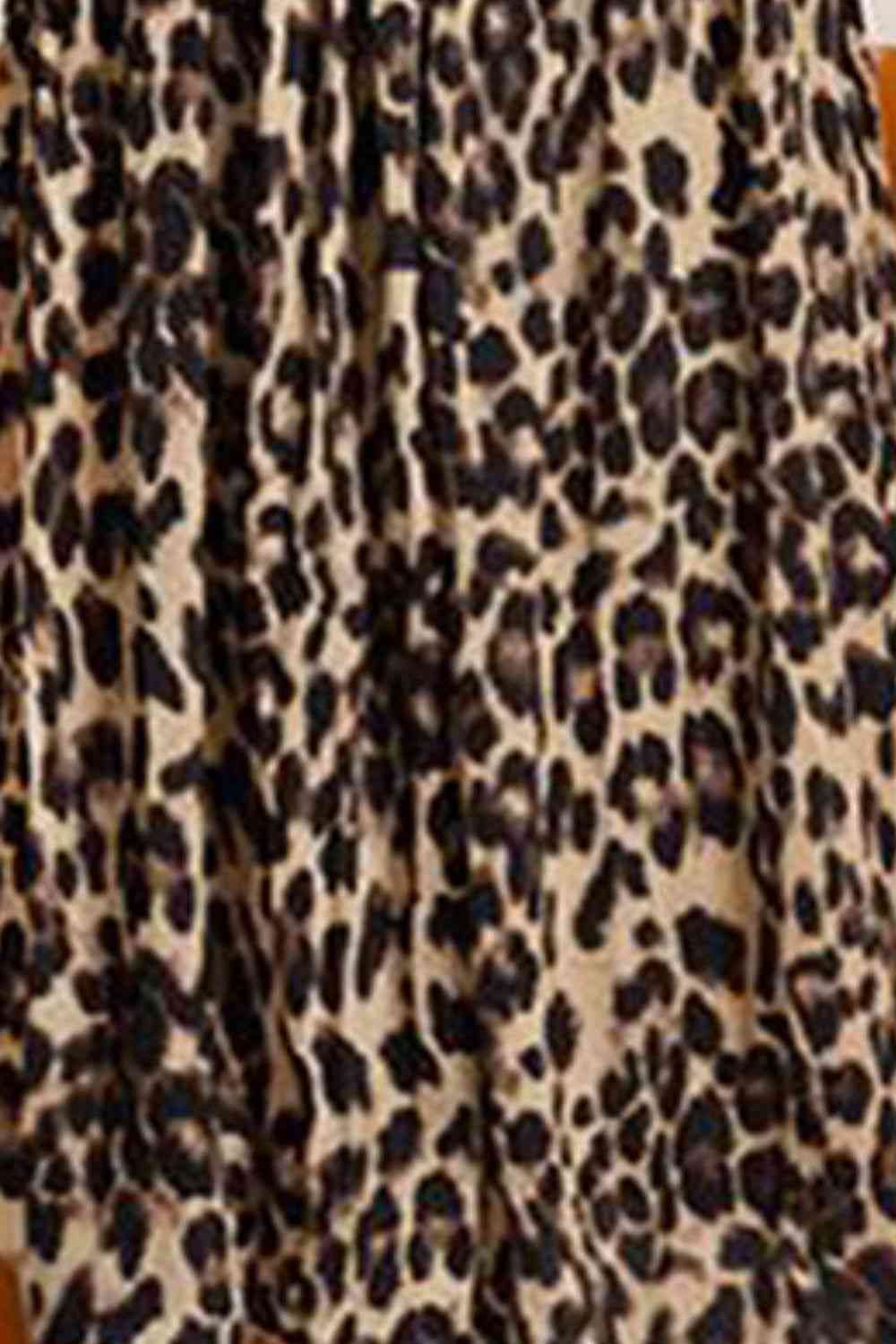 Plus size leopard print midi skirt best sale