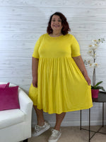 Lola yellow babydoll dress 15