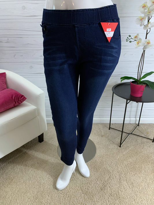 Jeggings sin desgaste con lavado oscuro Lea