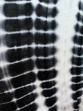 Kensley black tie dye top with ruffle sleeve